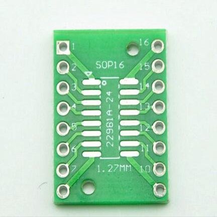 100 pcs lot Adapter Board SOP16 SSOP16 TSSOP16 SMD Adapter DIP 0.65 / 1.27mm