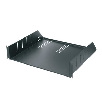 Middle Atlantic Rack Shelf (Ventilated) - Flat Black - 2U - 19" (Pack of 2) (RKSHELF-2U-2PK)