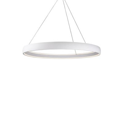 Kuzco Lighting Halo - 118W LED Pendant-4.25 Inches Tall and 52 Inches Wide-White Finish