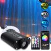 AMKI 16W RGBW Fiber Optic Curtain Light Kit, 300 Strands Flash Point Waterfall Curtain Lights Kit with Sound Smart App Control 0.04in/1mm 6.5ft/2m Fiber Optic Cable for Home Window Decor view 1