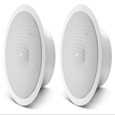 JBL Professional Control 19CS 8-Inch Ceiling Subwoofers, Sold as Pair, White