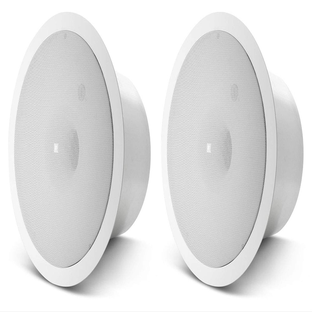 JBL Professional Control 19CS 8-Inch Ceiling Subwoofers, Sold as Pair, White