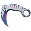 Tac-Force- Folding Pocket Knife  Rainbow TiNite and Satin Finish Stainless Steel Hawkbill Blade and Handle with Pocket Clip, Liner Lock, Tactical, EDC, Rescue - TF-952RB view 4