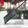 AXAGON HUE-S2B USB-A-Hub, 4X USB 3.0, 1x Micro-USB fr Stromversorgung - 300 mm Kabel view 2
