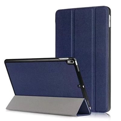 Smart Case Cover for iPad Pro 10.5 inch Tablet, TDA(TM) Auto Sleep/Wake PU Leather Folio Case Slim Light weight Cover with Stand for Apple 10.5" iPad Pro Released in 2017 (Dark Blue)