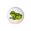 Frog - Lil Animals Animal Series - DECORATIVE Glossy CERAMIC Cupboard Cabinet PULLS Dresser Drawer KNOBS view 1