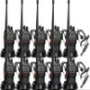 Arcshell Rechargeable Long Range Two-Way Radios with Earpiece 10 Pack Arcshell AR-5 Walkie Talkies Li-ion Battery and Charger Included (10 Pack) view 1