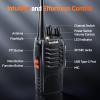 Arcshell Rechargeable Long Range Two-Way Radios with Earpiece 10 Pack Arcshell AR-5 Walkie Talkies Li-ion Battery and Charger Included (10 Pack) view 2