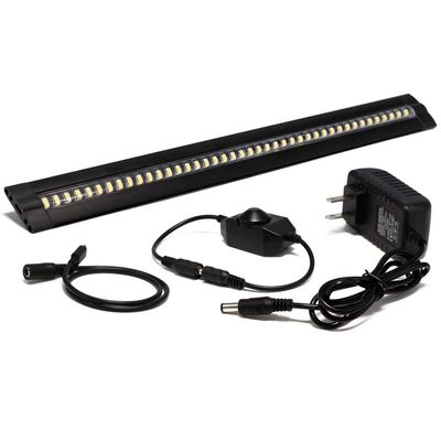 13 Inch LED Under Cabinet Lighting, 12V 5W Ultra-Thin Plug-in Under Cabinet Light, Dimmable Warm White 3000K, CRI90 LED Under Counter Light for Kitchen, Shelf, Workbench, Cupboard