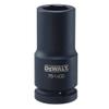 Stanley Tools DWMT75140OSP Deep Impact Socket, 22 mm, 3/4 in Drive, 6 Points, CR-440 Steel, Black Oxide view 1