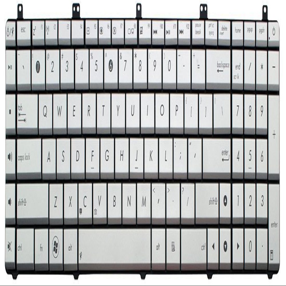wangpeng New for Asus N55 N55S N55SF N55SL US Silver Keyboard