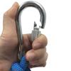 Aoneky Outdoor 10mm 98ft Static Utility Rope, Heavy Duty Polyester Rope for Pulling, Rigging, Tree Work & Hunting, Gym Fitness, 2000LB Tensile Strength, Blue view 2