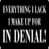 1080 Graphics 3 - Everything I Lack I Make Up for in Denial Hard Hat/Biker Helmet Sticker BS 774 view 1