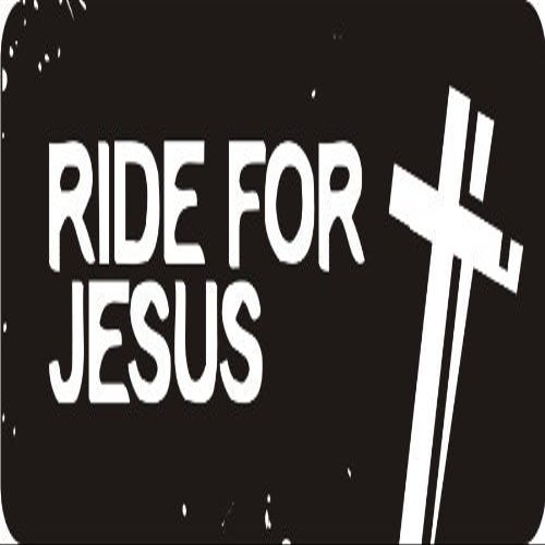 1080 Graphics 3 - Ride for Jesus 1 1/4" x 3" Hard Hat Biker Helmet Stickers Bs481