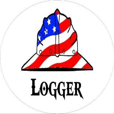 3 - Logger Hard Hat/Helmet Stickers 1 1/2" x 3" H262