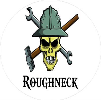 3 - Roughneck Skull Hard Hat/Helmet Stickers 1 1/2" x 3" H338