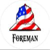 3 - Foreman Hard Hat/Helmet Stickers 1 1/2" x 3" H243 view 1