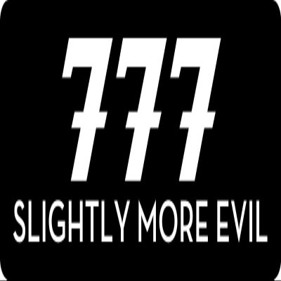 1080 Graphics 3-777 Slightly More Evil Hard Hat/Biker Helmet Sticker BS 628