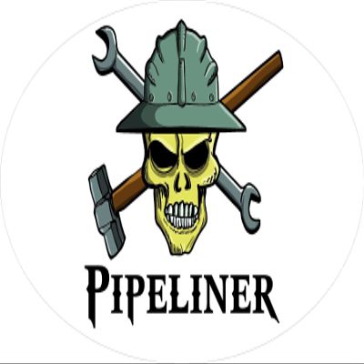 3 - Pipeliner Skull Hard Hat/Helmet Stickers 1 1/2" x 3" H310