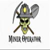 3 - Miner Operator Coal Miner Skull 1 1/2" x 3" Hard Hat Stickers H405 view 1
