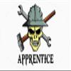3 - Skull Apprentice 1.5" x 3" Hard Hat Stickers H390 view 1