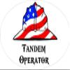 3 - Tandem Operator Hard Hat/Helmet Stickers 1 1/2" x 3" H264 view 1