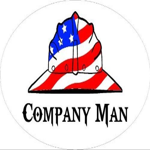 3 - Company Man Hard Hat/Helmet Stickers 1 1/2" x 3" H279