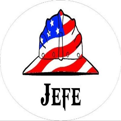 3 - Jefe Hard Hat/Helmet Stickers 1 1/2" x 3" H268