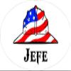 3 - Jefe Hard Hat/Helmet Stickers 1 1/2" x 3" H268 view 1