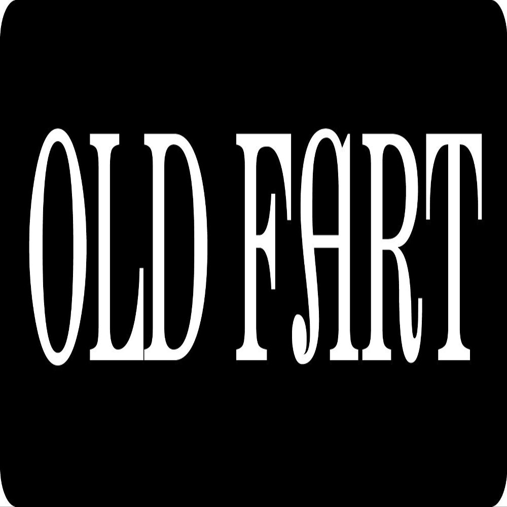 1080 Graphics 3 - Old Fart Hard Hat/Biker Helmet Sticker BS 1156