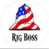 3 - Rig Boss Hard Hat/Helmet Stickers 1 1/2" x 3" H233 view 1