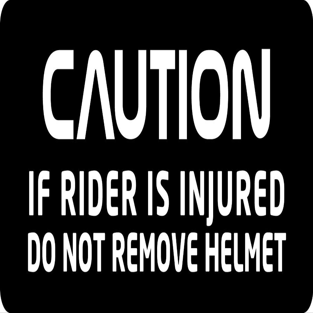 1080 Graphics 3 - Caution Do Not Remove Helmet Hard Hat/Biker Helmet Sticker BS 703