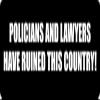 1080 Graphics 3 - Politicians and Lawyers Hard Hat/Biker Helmet Sticker BS 1178 view 1
