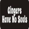 1080 Graphics 3 - Gingers Have No Souls 1 1/4" x 3" Hard Hat Biker Helmet Stickers Bs162 view 1