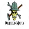 3 - Oilfield Mafia Skull Hard Hat/Helmet Stickers 1 1/2" x 3" H303 view 1