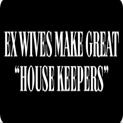 3 - Ex Wives Make Great House Keepers Hard Hat/Biker Helmet Sticker BS 776