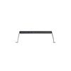 Kendall Howard 3" Deep Flanged Lacing Bar- 19" EIA Compliant Horizontal Cable Manager, Space-Saving Rack Mount with  Slots, USA Made view 3