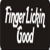1080 Graphics 3 - Finger Lickin Good 1 1/4" x 3" Hard Hat Biker Helmet Stickers Bs148 view 1