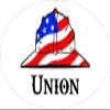 3 - Union Hard Hat/Helmet Stickers 1 1/2" x 3" H283 view 1