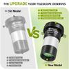 Alstar 1.25 inch 2X Barlow Lens - MultiCoated Metal Telescope Accessories with M42 Thread Camera Connect Interface for Telescopes Eyepiece,Two Fixing Thumbscrews view 3