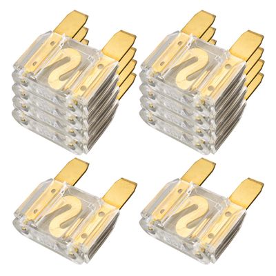 10 Pack 80 AMP Gold APX MAXI Fuse Blade 80A Car Truck Boat Marine RV