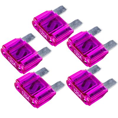 5 Pack 120 AMP Platinum APX MAXI Fuse Blade 120A Car Truck Boat Marine RV