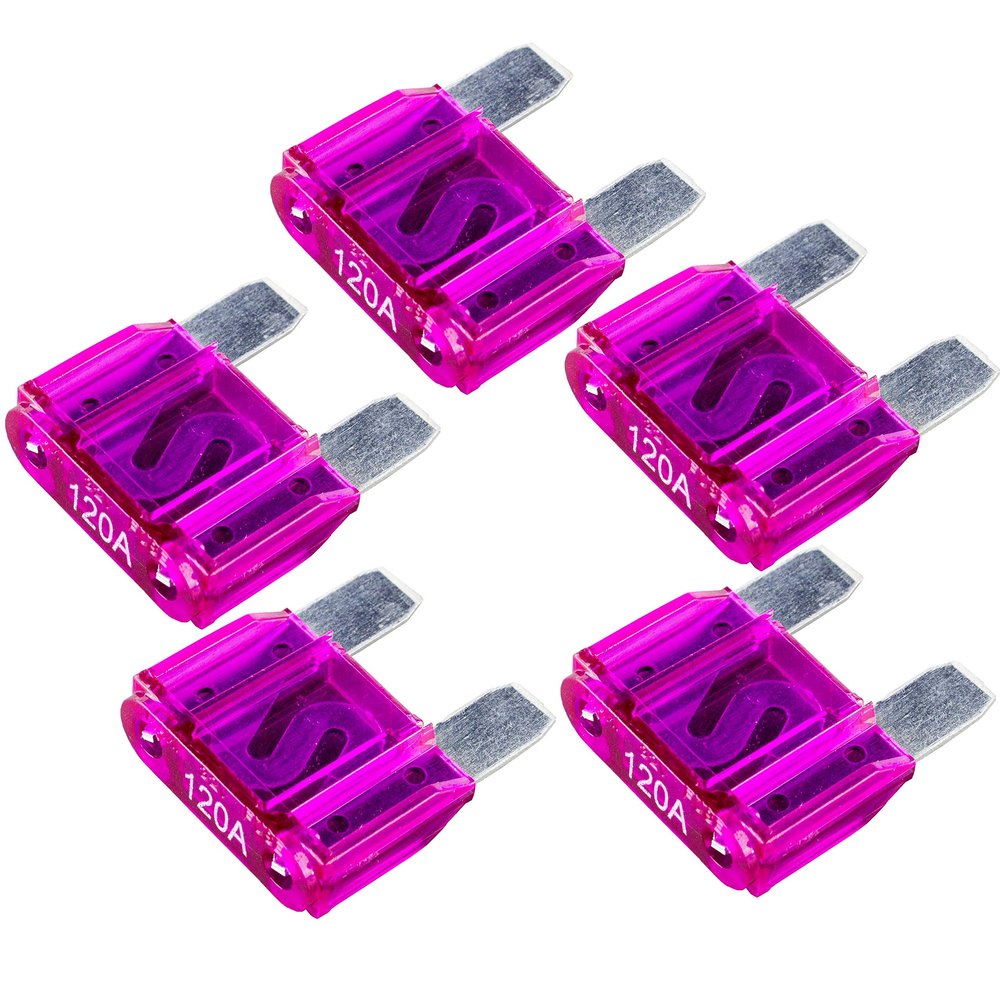 5 Pack 120 AMP Platinum APX MAXI Fuse Blade 120A Car Truck Boat Marine RV