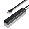 AXAGON HUE-SA7BP Active/Passive USB 3.0 Hub with 7 USB Ports, 40 cm Cable, Includes Power Supply, 5 V/2 A, Ideal for Desk and Office view 1