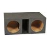 Q Power HD212VL 12 Inch Dual Vented Subwoofer Box, Heavy Duty 2-Hole Extra Large Ported Enclosure with 1-Inch MDF Front, Charcoal Grey Finish view 1