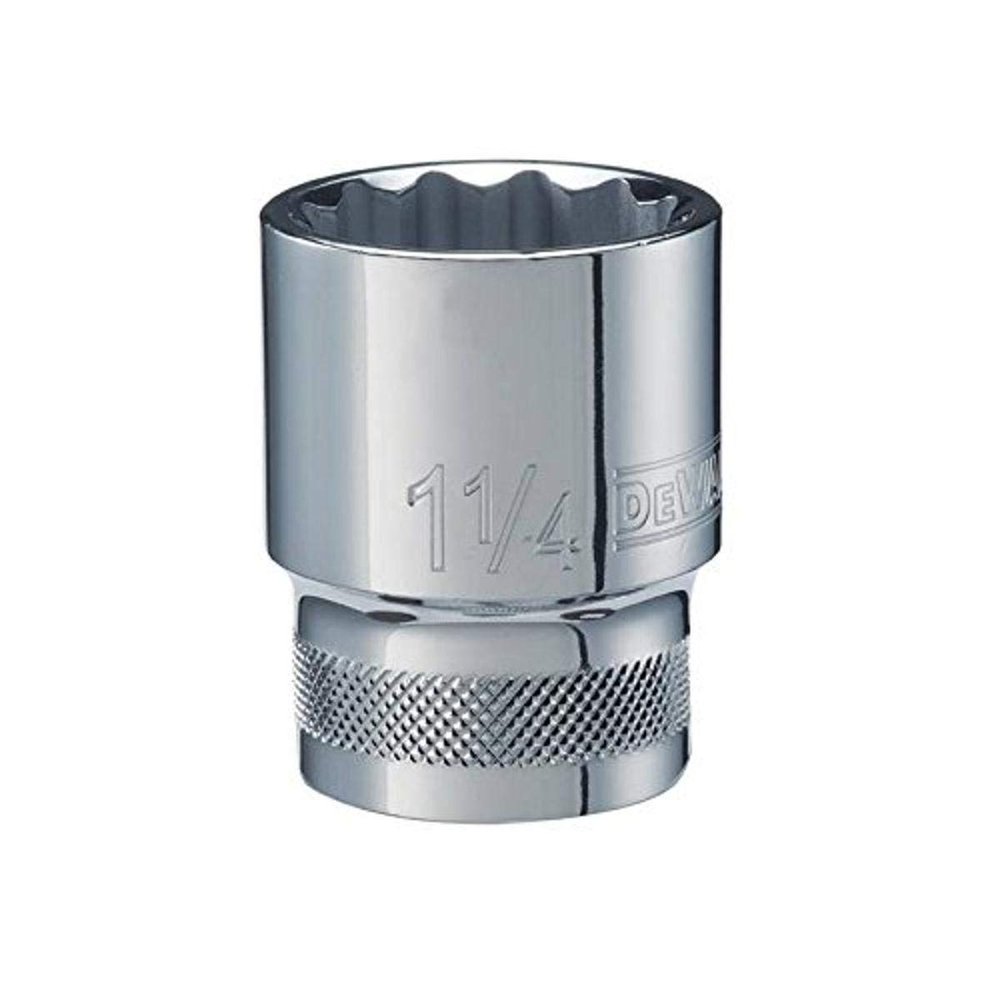 Stanley DWMT75439OSP Socket, 3/4 in Drive, 12 Point, 2-7/32 in L, Polished Chrome Vanadium