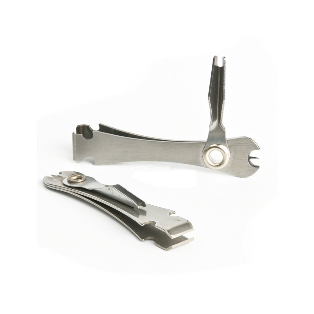 TOPIND Stainless Steel Silver Nipper with Knot Tying Tool