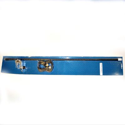4' CB Radio Antenna Kit - 1,000 Watt with Mirror Mount Single Groove, SO239 Antenna Stud and 12' Coax Cable - Workman FWRV14 Black