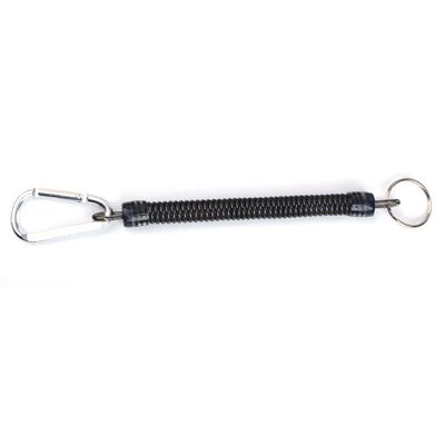 TOPIND Lanyards Safety Rope Wire Coiled Tether and Carabiner