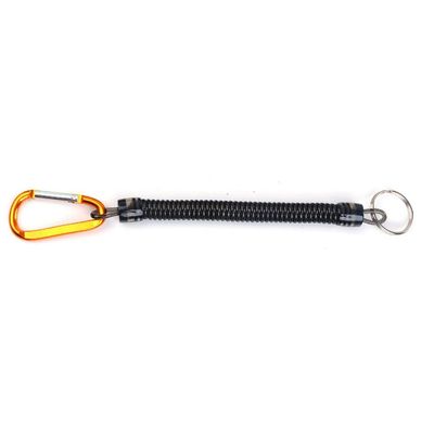 TOPIND Lanyards Safety Rope Wire Coiled Tether and Carabiner